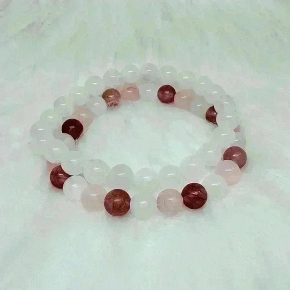 Jewelry - Sakura Berry Stone Beaded Bracelets